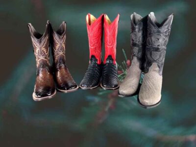 Cowhide boots